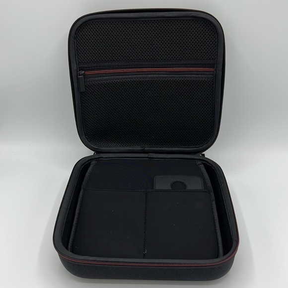 DROID ZIPPERED BLACK CARRYING CASE WITH SEVERAL SLOTS - Picture 1 of 9